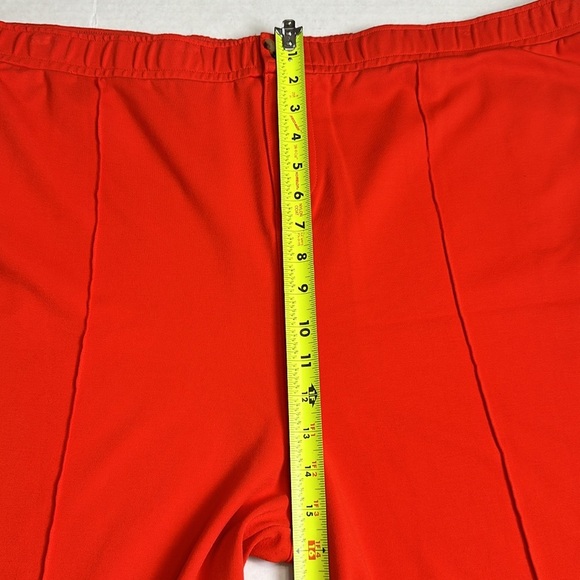 Disney Womens Plus Size 2X Wide Leg Red Orange Minnie Mouse High Rise Pants - Picture 13 of 14
